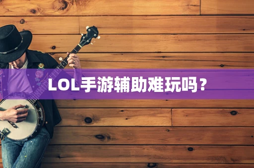 LOL手游辅助难玩吗？