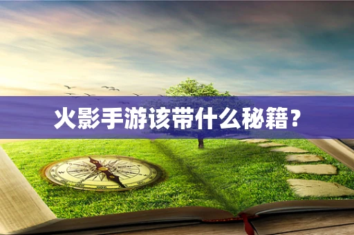 火影手游该带什么秘籍？