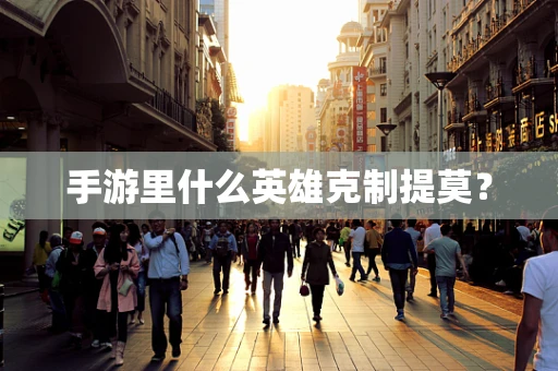 手游里什么英雄克制提莫？