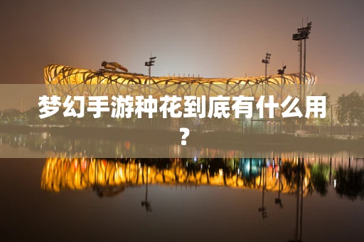 梦幻手游种花到底有什么用？