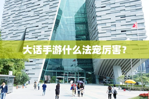 大话手游什么法宠厉害？