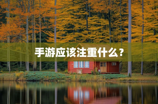 手游应该注重什么？