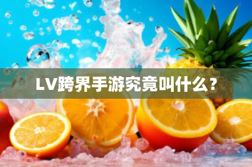 LV跨界手游究竟叫什么？
