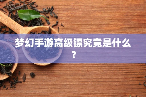 梦幻手游高级镖究竟是什么？