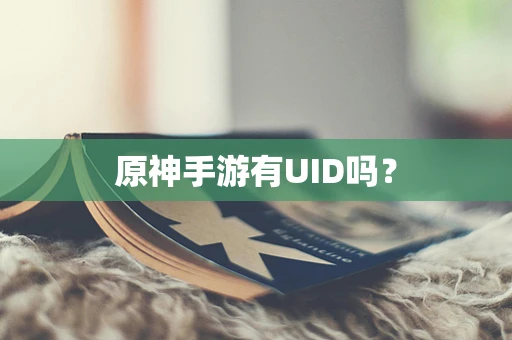 原神手游有UID吗？