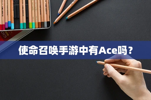使命召唤手游中有Ace吗？