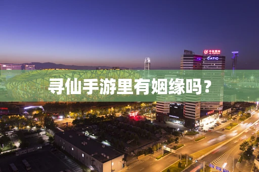 寻仙手游里有姻缘吗？