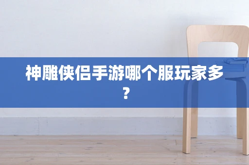 神雕侠侣手游哪个服玩家多？