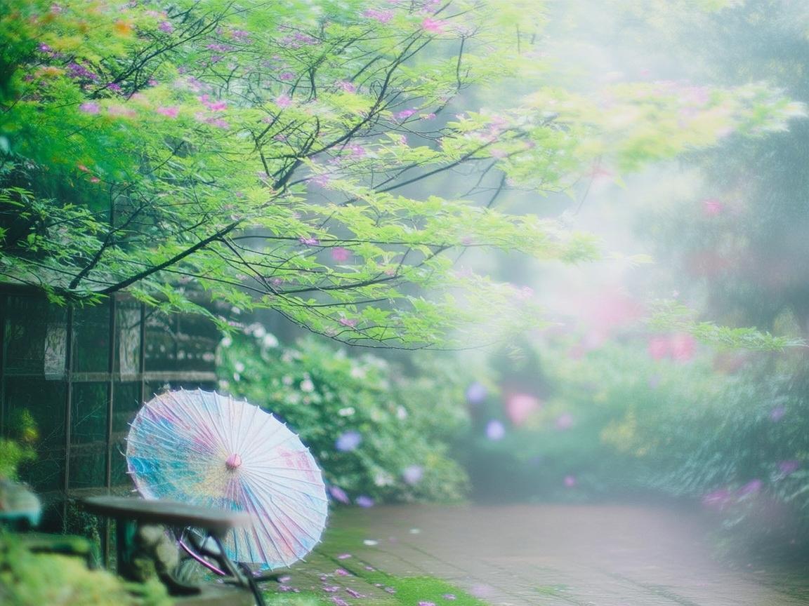 哪些手游里有女生拿伞的场景呢？